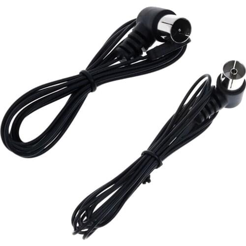 Dlenp Antennas FM Antenna 75Ohm UNBAL For Sound Natural Sound Stereo Receiver For FM Radio/Hi-Fi/DAB/ TV Indoor Use Black