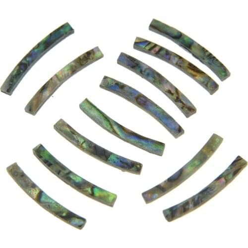 Dopro Ukulele Rosette Paua Abalone Curved Strips Ukulele Sound Hole Inlay Diameter 65mm 75mm