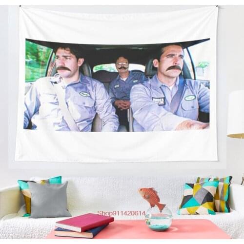 Jim Dwight and Michael as Warehouse Workers tapestry witchcraft tapestry Bohemian decoration home decoration Hippie