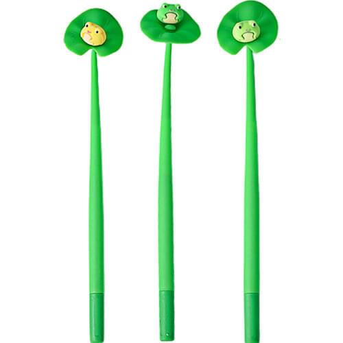 Cartoon Fashion Gel Pens Soft Silicone Material 0.5mm Black Refill Writing Tool Stationery Office Students School Supplies