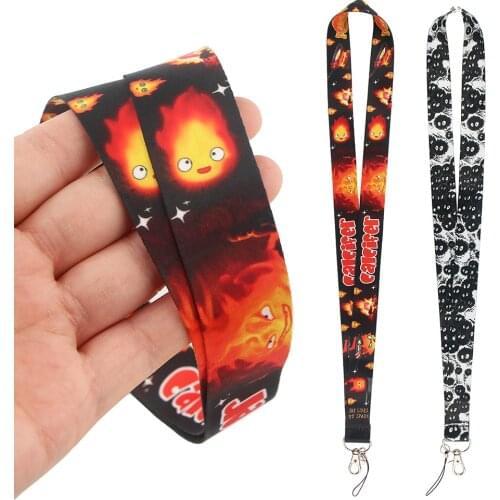 DZ1618 Japanese Anime Cute Lanyard for Key lanyard Card ID Badge Holder Key Chain Key Holder Hang Rope Key Rings Kids Gifts