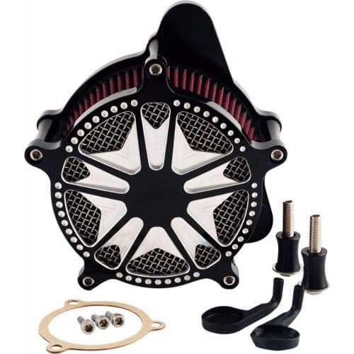 Motorcycle Aluminum Air Cleaner Filter For Harley Touring Road King Street Glide Road Glide Electra Glide Tri Glide 2017-2018