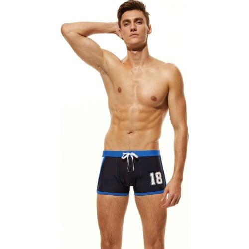 Men Swimming Trunks Boxers Shorts Sexy Men Swimsuits zwembroek heren Gay Men Penis Pouch swimwear Beach shorts men austinbem