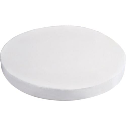 200cm Soft & Anti-mite Round Mattress Topper Pad Bed Sheet Quilted Fitted Mattress Cover 10 Inches Deep