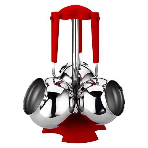 Heroes D910 Snowdrop Coffee Pot Set of 3-It Consists of 3 Different Sizes; It Consists of 4 Pieces in Total with Small