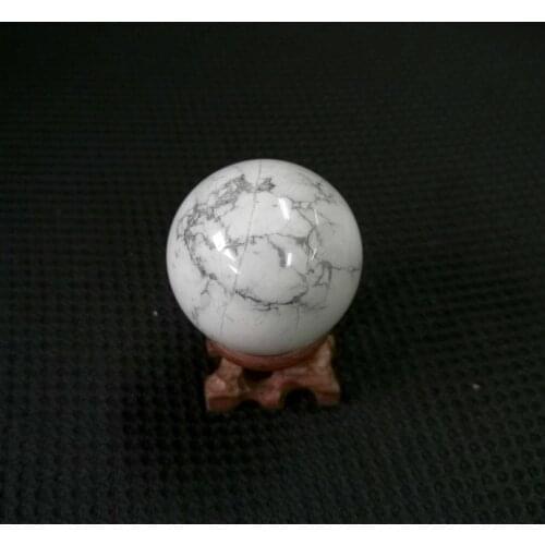 Natural Howlite Sphere Crystal Quartz Globe Ball Rock Mineral Chakra Reiki Healing Home Decoration Craft