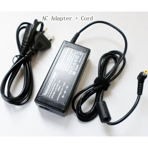 New 65W AC Adapter Battery Charger Power Supply Cord For Acer Extensa 4620-4605 5620Z 5620G 5630Z 5635Z HP-A0652R3B PA-1650-22