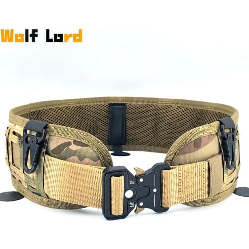 Wargame Tactical Army Military Equipment Airsoft Nylon Molle Waist Combat Battle Load Bearing Patrol Belt Cummerbunds Universal