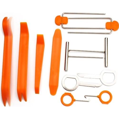 Dash Audio Stereo GPS Plastic 12Pcs/Set Refitting Installer Pry Repair Sets Car Panel Removal Tools Automobile