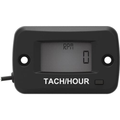 Hour Meter Digital Inductive Tachometer LCD with for Gasoline Engine ATV UTV Dirtbike Motobike Boat