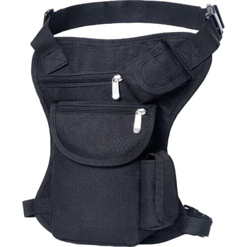 Tactical Drop Leg Bag Military Waist Pack Thigh Bag Outdoor Hiking Motorcycle Cycling Climbing Travel Casual Canvas Sports Pouch