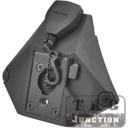 Tactical L3 Series 1/3 Hole Hybrid Shroud Mounting Platform w/ Lanyard For WILCOX NVG Mounts MICH ACH ECH Helmet Black