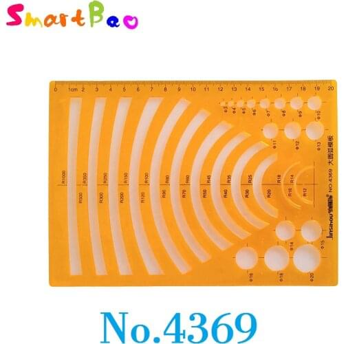 Large Circle Radius Arc Drafting And Technical Drawing Template Painting Stencil No.4369