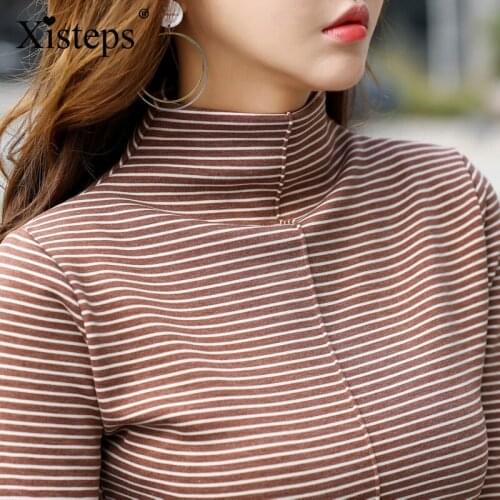 Женские полосатые футболки XISTEPS China At AliExpress