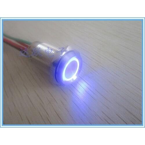 16mm stainless steel metal [touch switch] / self lock / reset belt, LED/ high-end new product shelves