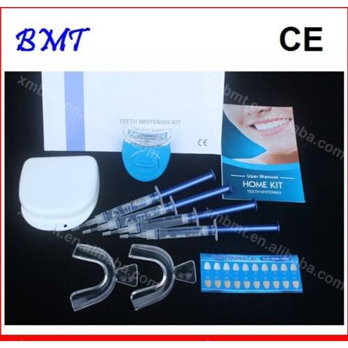 2 sets/lot Pro Home Teeth Whitening Kit Dental Bleaching System with 44% Carbamide Peroxide White Tooth Gel