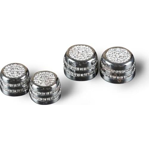 4pcs) for Mini Cooper R56 R55 R60 R61 Countryman Crystal Car Airoutlet Knob Switch Inner Decoration Sticker Metal Daimond Cover