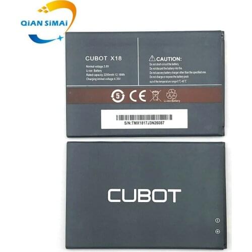 5Pcs High Quality New Original CUBOT X18 Battery for CUBOT X18 Mobile Phone in stock + track code