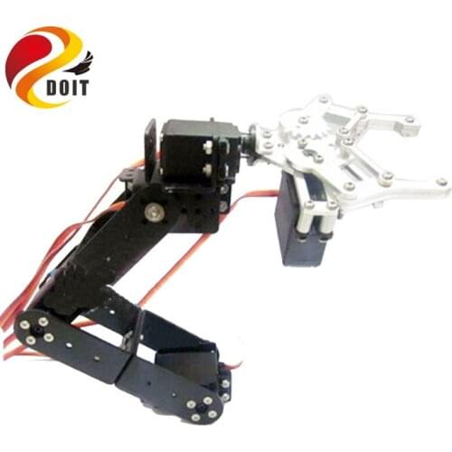 5DOF Robot Arm/ A full set of Aluminum Robot Arm Servos Bracket and 1 pcs Metal Mechanical Claw