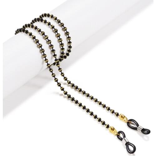 Fashion Eyeglass Chains for Women Pearl Sunglasses Chains Glasses Cord Holder Gold Leaf Eyewear Lanyard Necklace Strap Rope