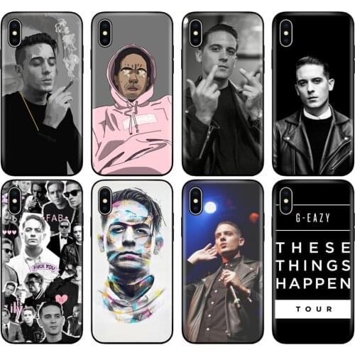 Black tpu case for iphone 5 5s SE 2020 6 6s 7 8 plus x 10 silicon cover for iphone XR XS 11 pro Max g eazy Gerald Earl Gillum