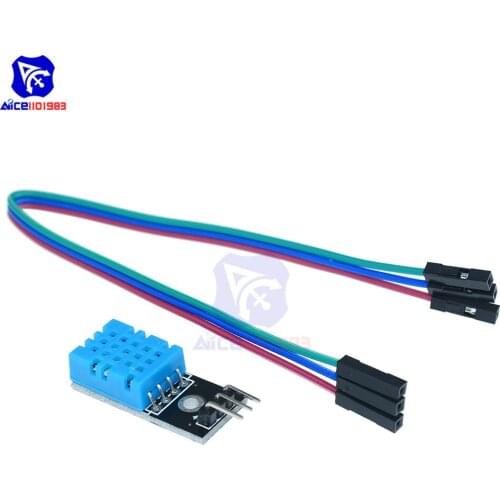 1Set Digital Temperature and Humidity Sensor DHT11 For Arduino Relative Humidity Sensor Module 5V With Matching Wire