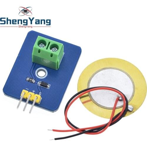 DIY KIT 3.3V/5V Ceramic Piezo Vibration Sensor Module Analog Controller Electronic Components Supplies Sensor for Arduino UNO R3