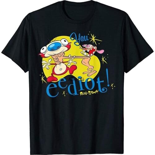 Ren and Stimpy You Eediot T-shirt