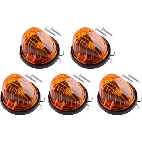 1 Set Orange Cab Roof Top Marker Clearance Running Lights Fit For Chevrolet GMC C K Series 1973-1985 1986 1987 Car Accessories