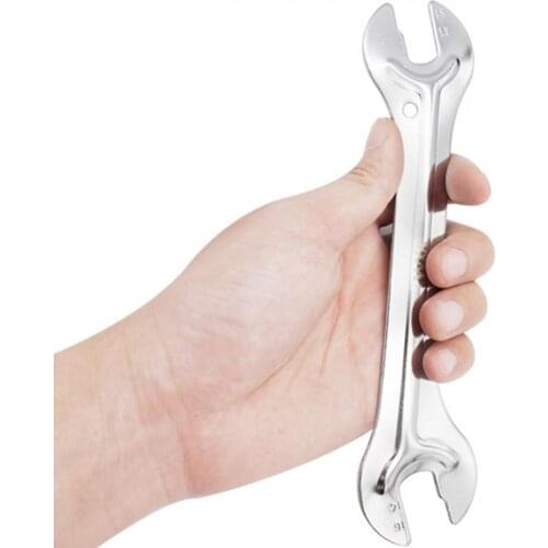 Bicycle Pedal Wrench Compact Ergonomic High Carbon Steel Home Mechanic Hub Removal Wrench for Home