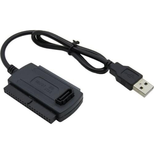 USB 2.0 to IDE SATA cable adapter cable SATA 2.5 3.5 inch hard drive suitable for PC notebook computer converter adapter