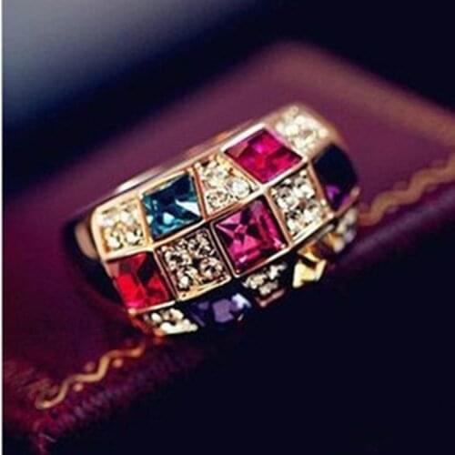 Gothic Ring The Flash Jewelry Rings for Women Indian Simulation Gem Witch Boho Anillos Grandes Punk Accessories Vintage Hip Hop