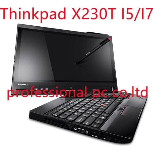 Used Lenovo ThinkPad X230T, Intel Core i5 /i7 8G IPS Screen 1366*768 128G SSD, Touch Screen, VGA, USB 3.0, WiFi Diganostic PC