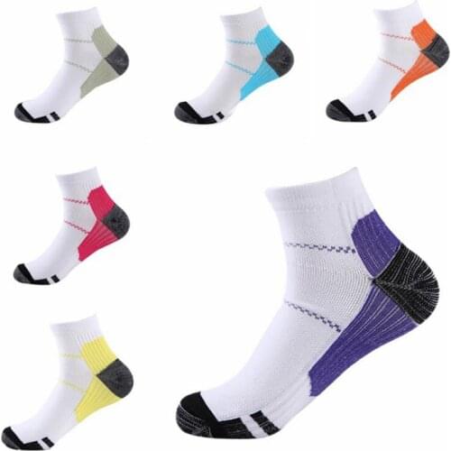 Men Women Running Foot Compression Socks Fasciitis Heel Spurs Arch Soft Comfortable Short Unisex Sports Pressure Socks Sock