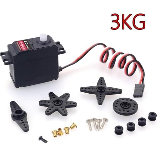 3KG Plastic gear analog Servo high torque for 1/10 RC Car Redcat LRP Traxxas HPI HSP Kyosho Team Absima Hobao DF FS ZD Racing
