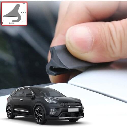 Fit For Kia Niro 2018-2021 DIY Car Seal Strip Windshied Spoiler Filler Protect Edge Weatherstrip Strip Sticker Auto Accessories