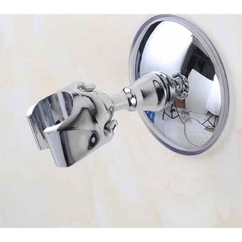 Adjustable Shower Bracket Stainless Steel Full Plating Rod Head Bracket Universal 360 Degrees Rotatable Shower Head Holder