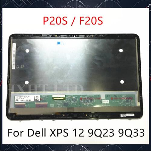 For DELL XPS 12 9Q23 9Q33 LCD Touch Screen Assembly LP125WF1 SP A2 A3 A1 LP125WF1 SP E3 1920*1080 FHD Tested