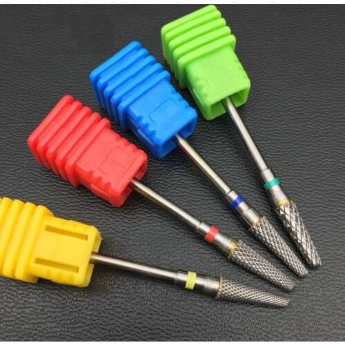 Grinding Bits Accesories For Gel Nail Polish Manicure Grinding Head Best Diamond Burrs UV Nails Art Tool Shank Carving Polishing