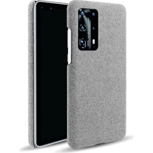 Cloth Cases For Huawei P40 Pro Case P 40 Pro Plus Slim Retro Cloth Hard Phone Cover For Huawei P40 Pro+ Funda Coque Capa