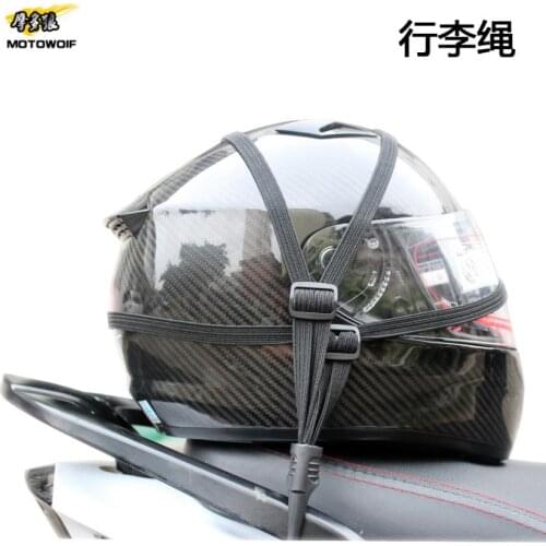 High Quality 60cm Universal Helmet Rope Motorcycle Luggage Rope Belt Straps Elastic Cargo Net Rope