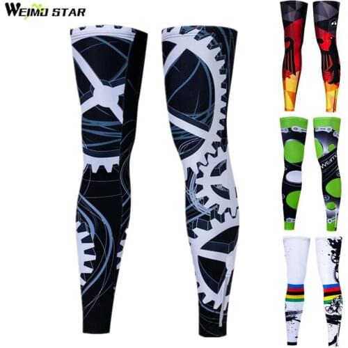 Weimostar Outdoor Sport Cycling Leg Warmers Men Women Windproof Warm Bike Leg Sleeve Anti-slip Basketball Bicycle Protect Cover