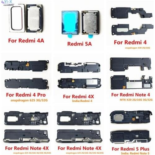 Buzzer Ringer Loud Speaker Loudspeaker for Xiaomi Redmi 4 4A 4X 5 5A 6 6A plus Pro Prime/Note 4 4X 5 5A 6 Pro prime Y1 Y2 S2 F1