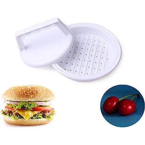 1pc Plastic Burger Press Hamburger Meat Beef Patty Maker Mold Kitchen Tool