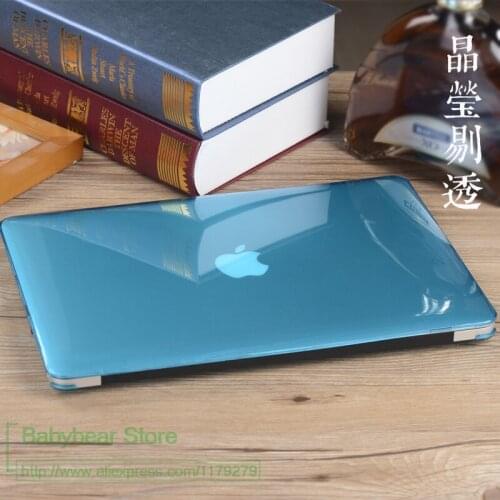 2in1 Crystal\Matte Transparent case cover For Macbook Pro 13 15 with /non Touch Bar Air 13 11 Pro 12 13 15 Retina Disply + gift
