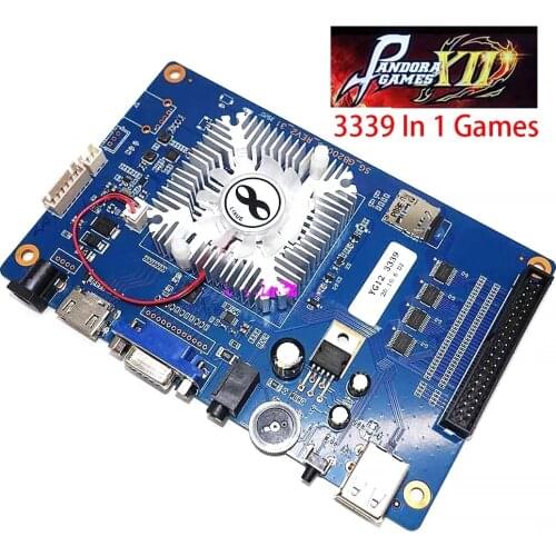 3D Pandora XII 12 4263 In 1 Game Board Home TV HD Fighting Arcade Consloe Machine Motherboard HDMI VGA For LCD