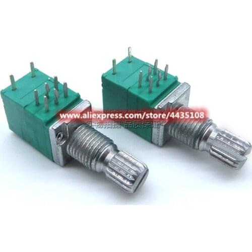 4pcs FOR HIVI S3W Volume Potentiometer B50K / High Precision 10% Dual Enclosed Stereo with Switch Potentiometer