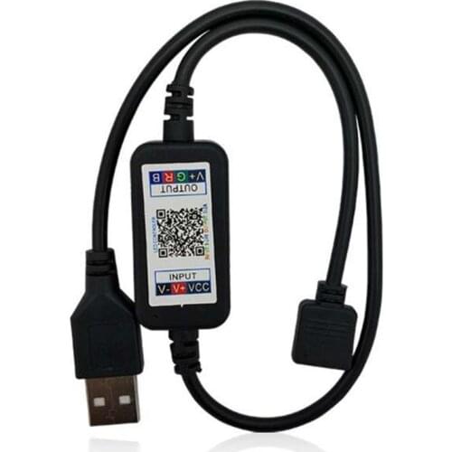5-24V LED Mini Bluetooth Controller Mobile Phone APP Intelligent Controller Wireless Dimmer for RGB LED Strip Light