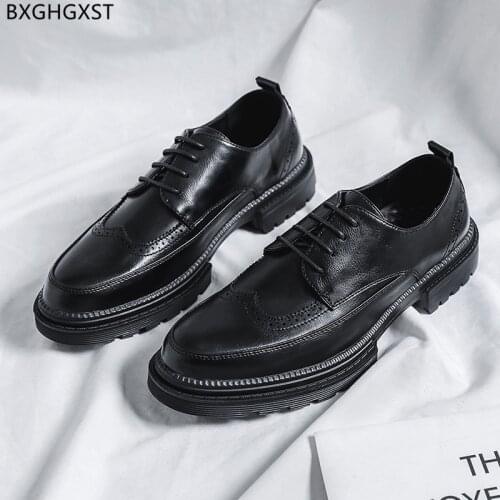 Brogue Man Casual Business Shoes Men Elegant Shoes for Men Italian Leather Shoes Men Formal Luxury Designer Wedding Dress Office