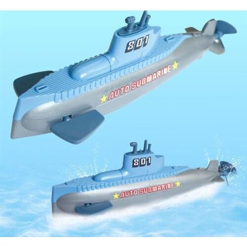 Baby Bath Toys Diving Classic Swimming Pool Baby Water Toy Infant Wound-Up Submarine Chain Clockwork Kids Beach Bath Toys